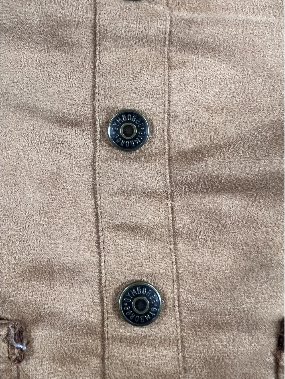 Gymboree Toddler Girls 2T Brown Suede Like Jumper Dress